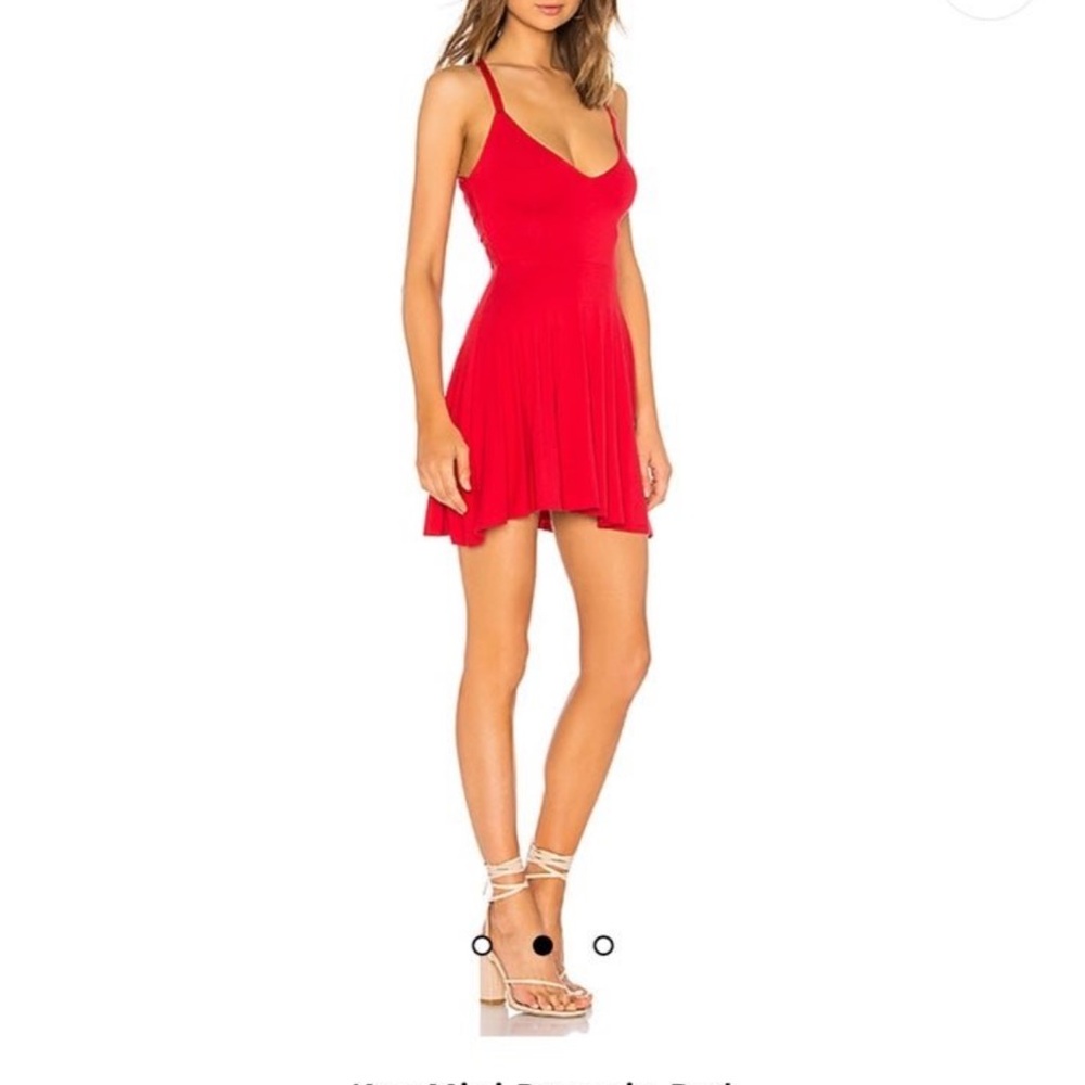Elegant Red Sleeveless Dress